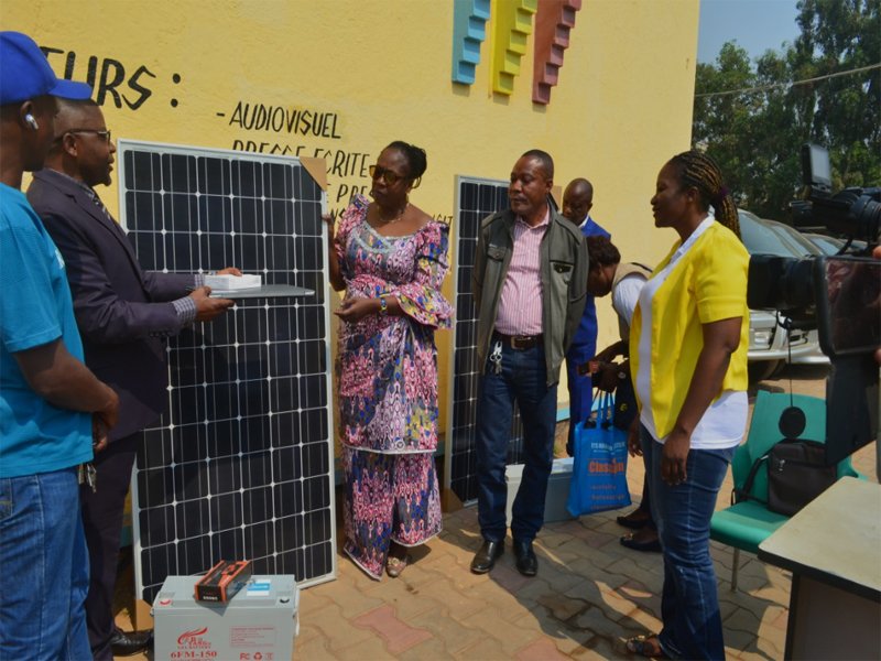 Des médias communautaires partenaires de REMED  appuyés en matériels grâce au financement de l’ UNICEF à Lualaba et Haut Katanga.