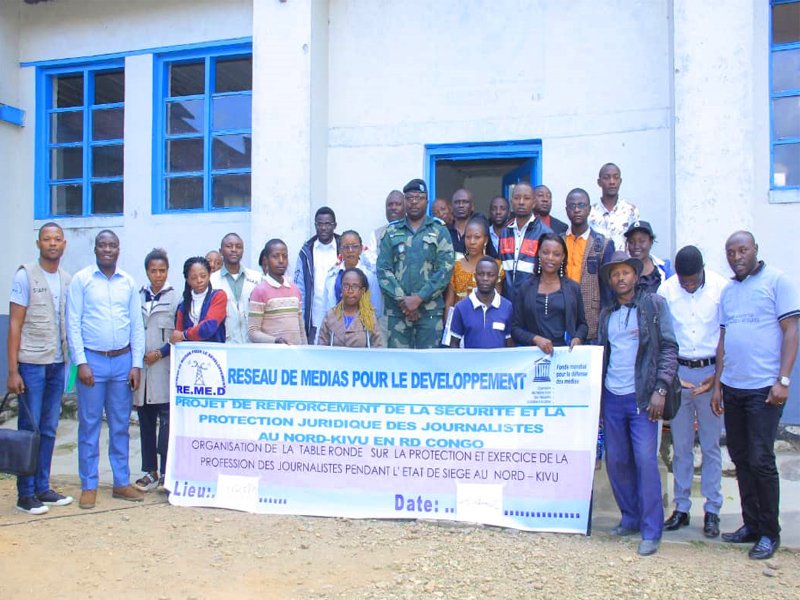 Table ronde  Presse- FARDC-PNC –ANR : Les professionnels des médias  doivent contribuer à la stabilisation de la RDC.