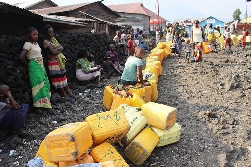 Goma:Une carence en eau potable alors que la ville est menacée par le choléra déjà déclaré dans le Nyiragongo voisin