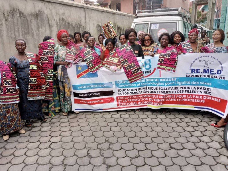 42 femmes dont des membres de la plateforme Mama Ushirika, des journalistes et des agents du réseau des médias pour le développement REMED ont participé à une séance de réflexion ce 11 Mars 2023 au bureau de la coordination de goma.