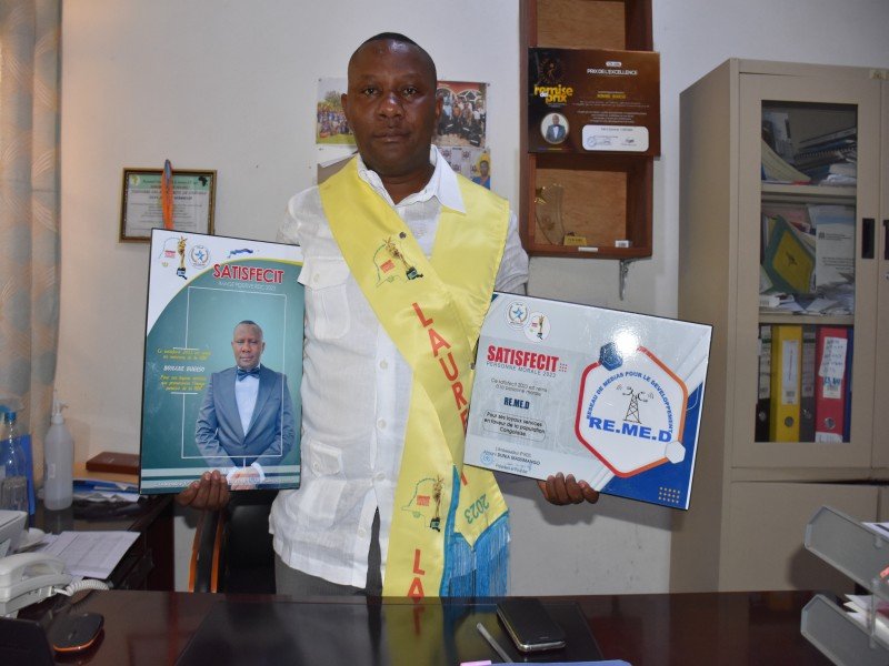 Congo Excellence International COEXI Asbl et KONGOMANI INTERNATIONAL AWARDS plébiscite le Réseau des Médias pour le Développement, REMED parmi les 5 meilleures organisations Nationales humanitaires au Nord-Kivu.