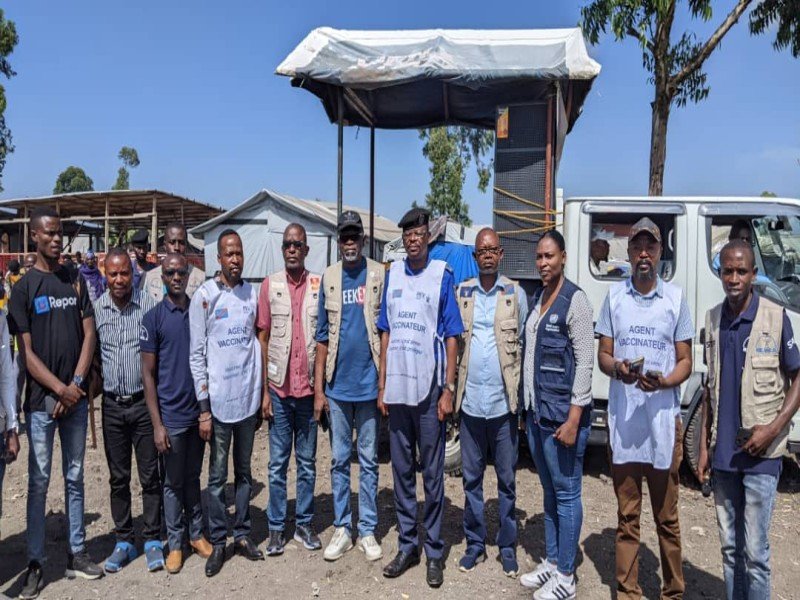 Lancement de la campagne de vaccination contre la Poliomyélite pour les enfants de 0 à 59 mois dans la zone de santé de Nyiragongo