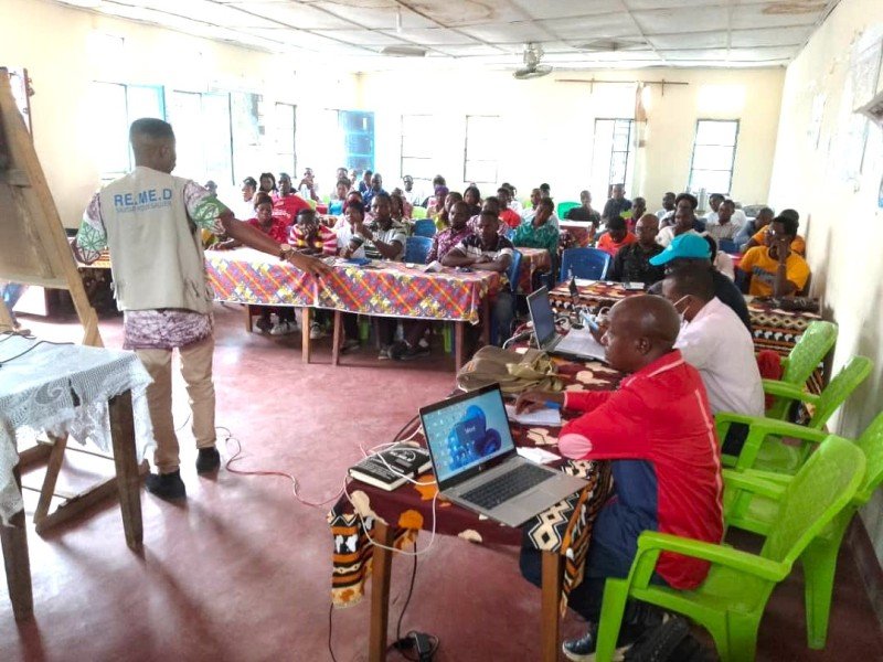 REMED-Tanganyika : Formation de 60 facilitateurs locaux à Nyunzu sur le diagnostic et l'élaboration d’un plan d’action communautaire