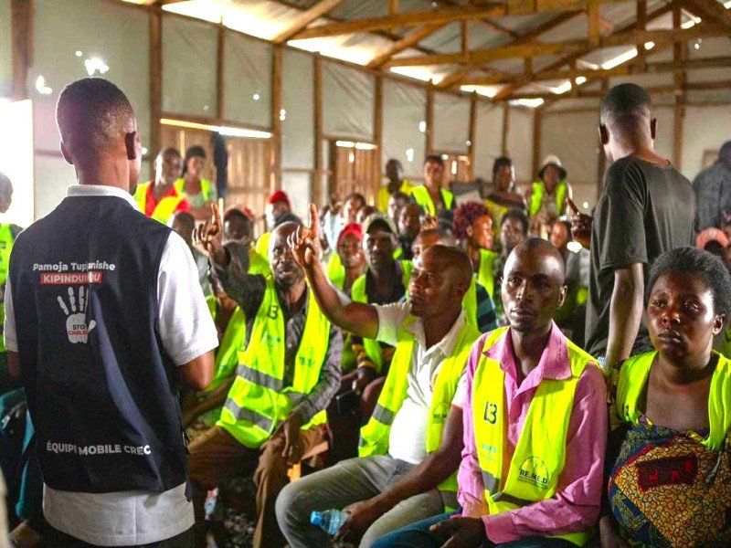 Le REMED renforce les capacités de 372 relais communautaires sur la lutte contre le choléra et la surveillance à base communautaire dans les sites de déplacés du Nord-Kivu