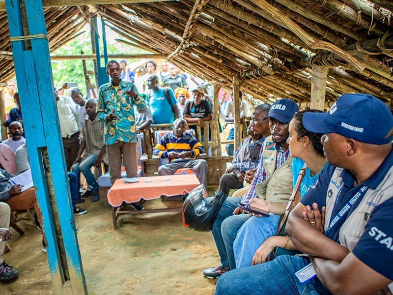 WALIKALE: Deux villages se réconcilient grâce au processus de la dynamique communautaire