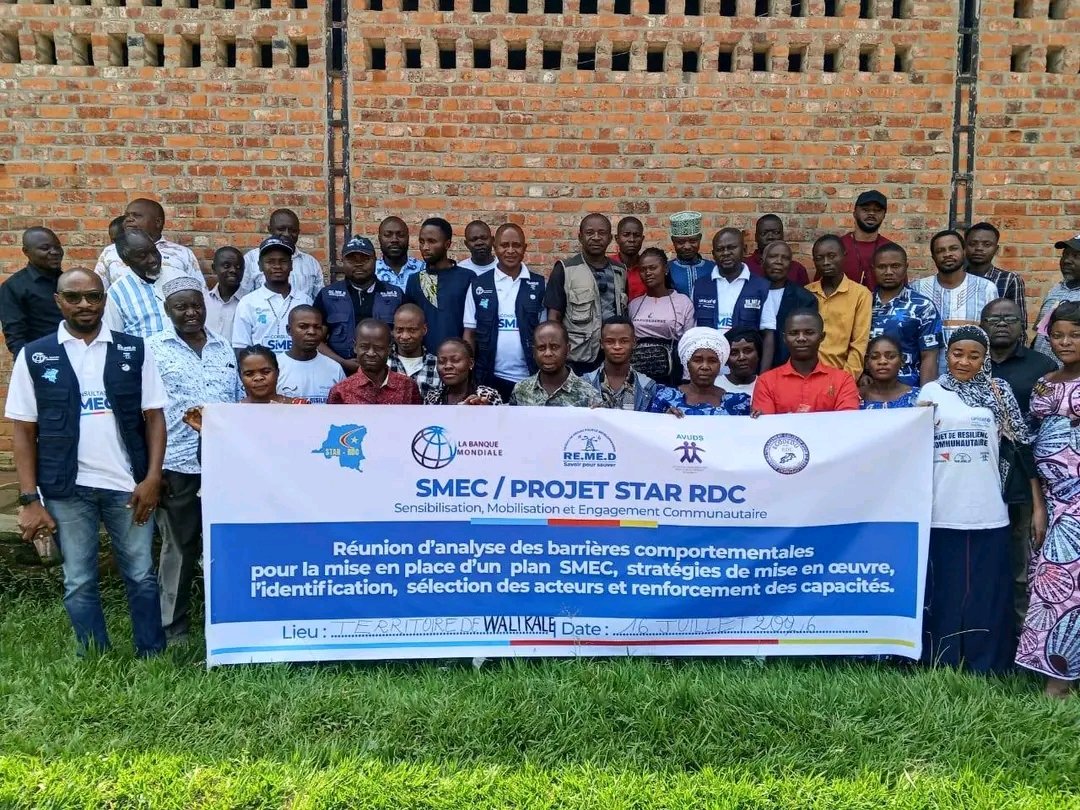 les communautés mobilisées pour une gestion durable des infrastructures de base du Projet STAR RDC