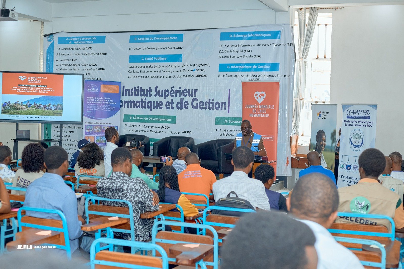 Action humanitaire au Nord Kivu: un dialogue engagé avec la communauté estudiantine au Nord Kivu