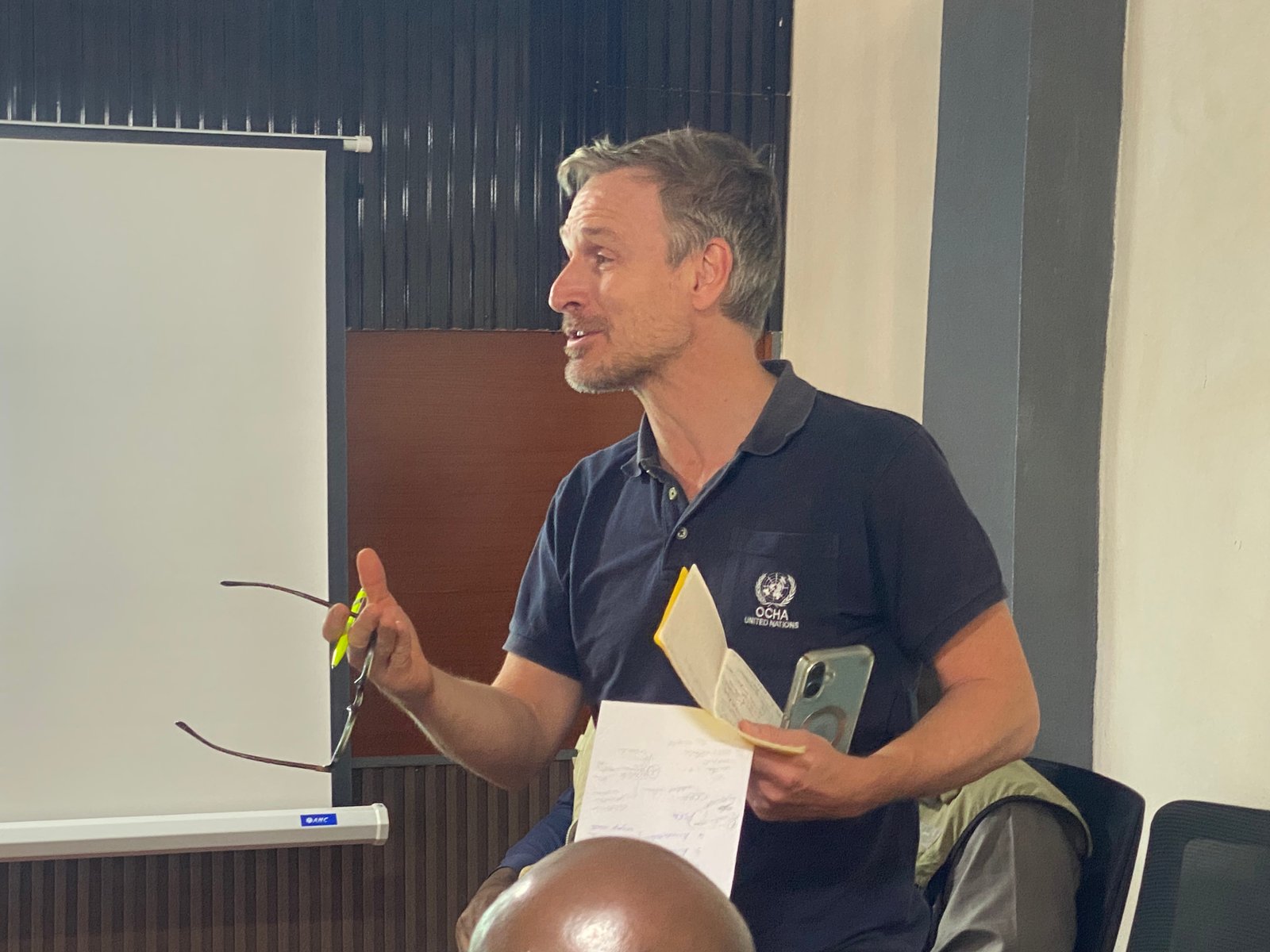 Réponse à Ebola : le Directeur d’OCHA pour l’Afrique centrale et de l’Ouest échange avec les acteurs à Butembo