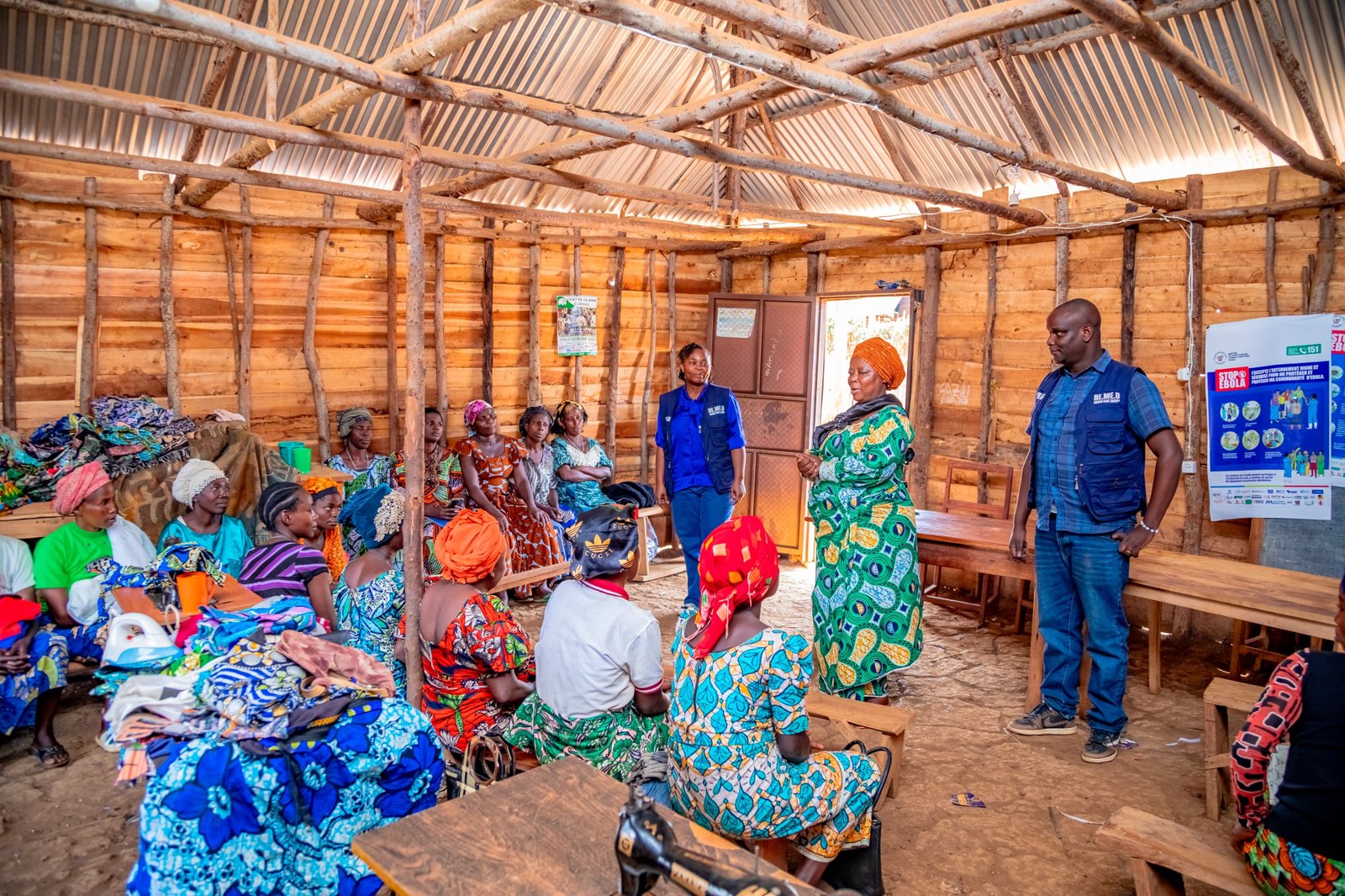 Associations de femmes et de jeunes aux côtés du REMED dans la lutte contre Ebola